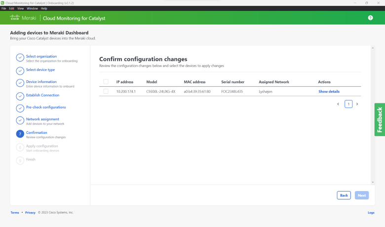 Cloud monitoring for catalyst