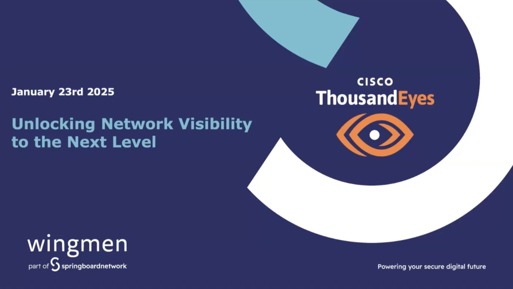 Cisco Thousand Eyes Webinar